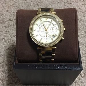 Michael Kors Parker Watch Gold/tortoise